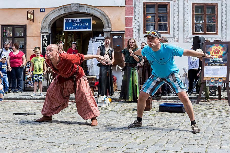 Slavnosti pětilisté růže ®, Český Krumlov, sobota 18. 6. 2016