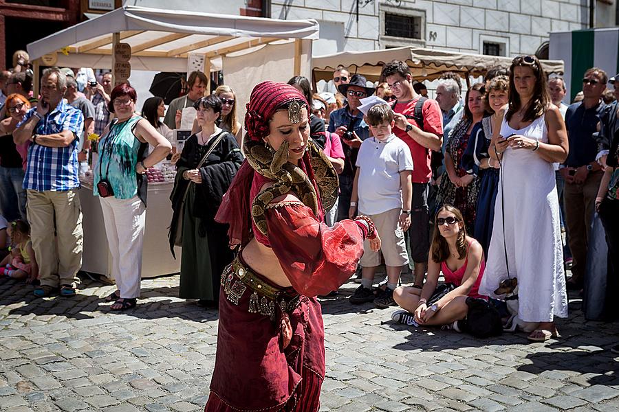 Fest der fünfblättrigen Rose ®, Český Krumlov, Samstag 18. 6. 2016