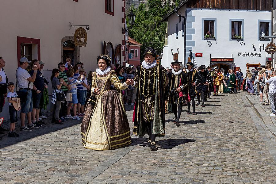 Slavnosti pětilisté růže ®, Český Krumlov, sobota 18. 6. 2016