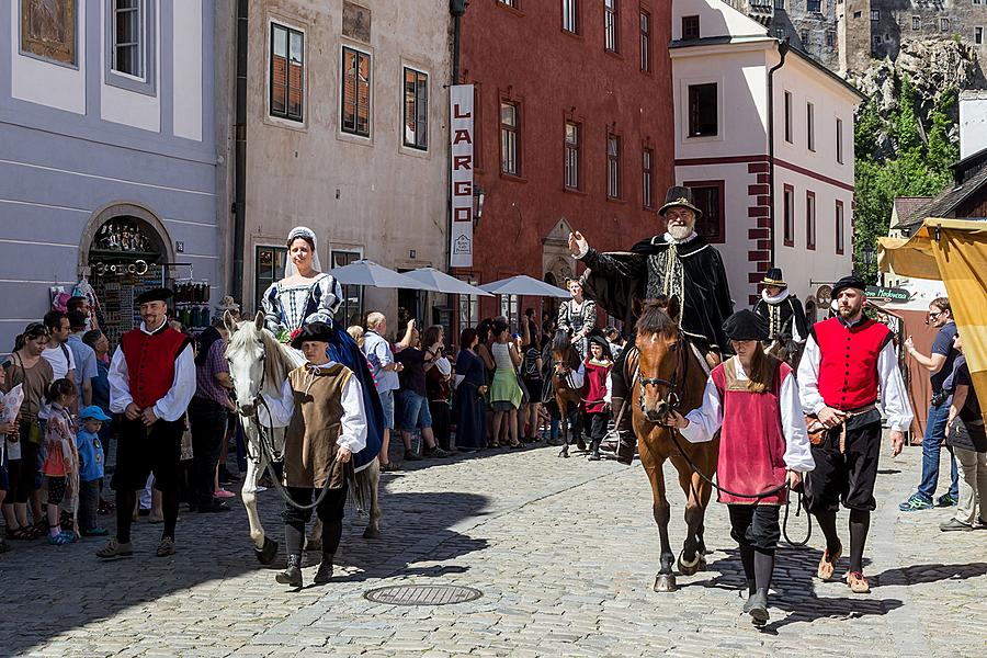 Slavnosti pětilisté růže ®, Český Krumlov, sobota 18. 6. 2016