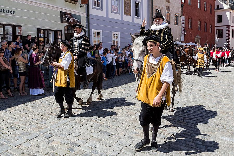 Fest der fünfblättrigen Rose ®, Český Krumlov, Samstag 18. 6. 2016