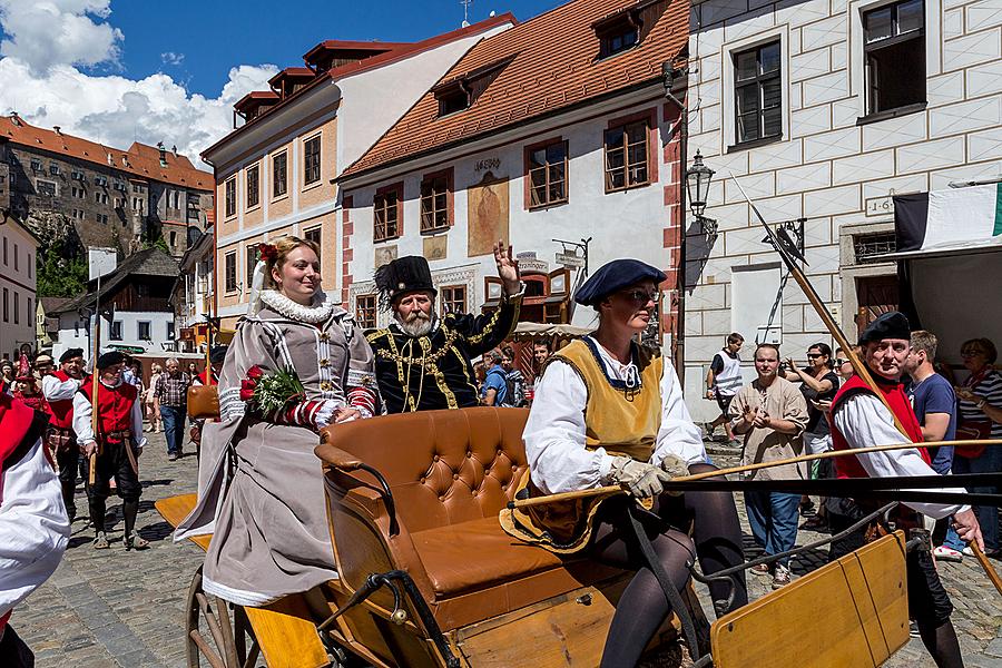 Five-Petalled Rose Celebrations ®, Český Krumlov, Saturday 18th June 2016