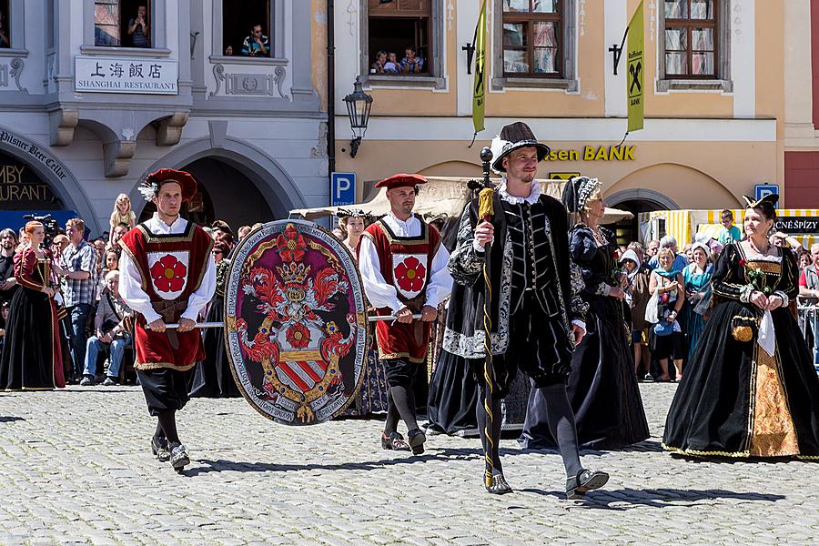 Fest der fünfblättrigen Rose ®, Český Krumlov, Samstag 18. 6. 2016