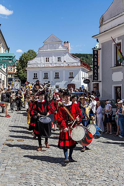 Slavnosti pětilisté růže ®, Český Krumlov, sobota 18. 6. 2016