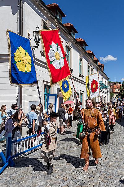 Slavnosti pětilisté růže ®, Český Krumlov, sobota 18. 6. 2016