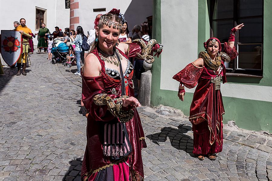 Fest der fünfblättrigen Rose ®, Český Krumlov, Samstag 18. 6. 2016