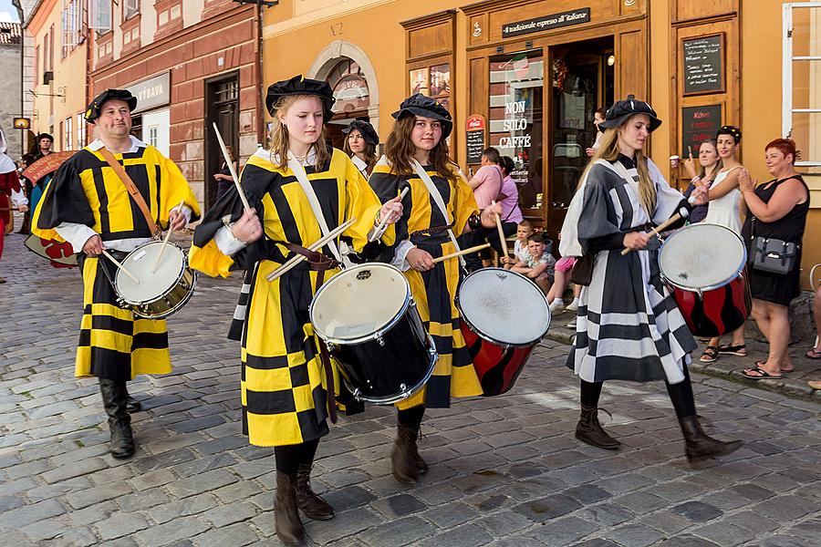 Fest der fünfblättrigen Rose ®, Český Krumlov, Samstag 18. 6. 2016