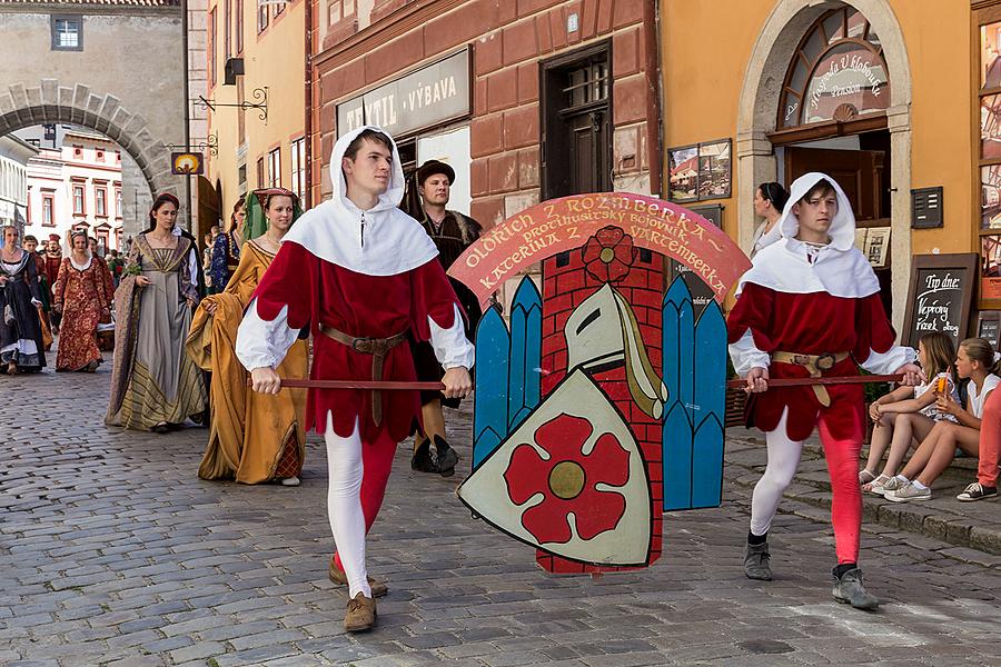 Slavnosti pětilisté růže ®, Český Krumlov, sobota 18. 6. 2016