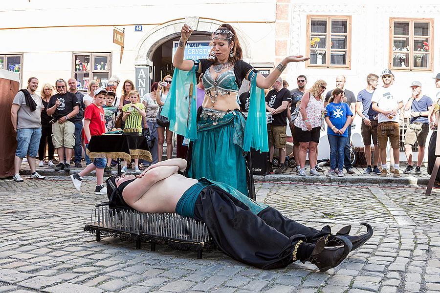 Fest der fünfblättrigen Rose ®, Český Krumlov, Samstag 18. 6. 2016