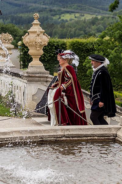 Fest der fünfblättrigen Rose ®, Český Krumlov, Sonntag 19. 6. 2016