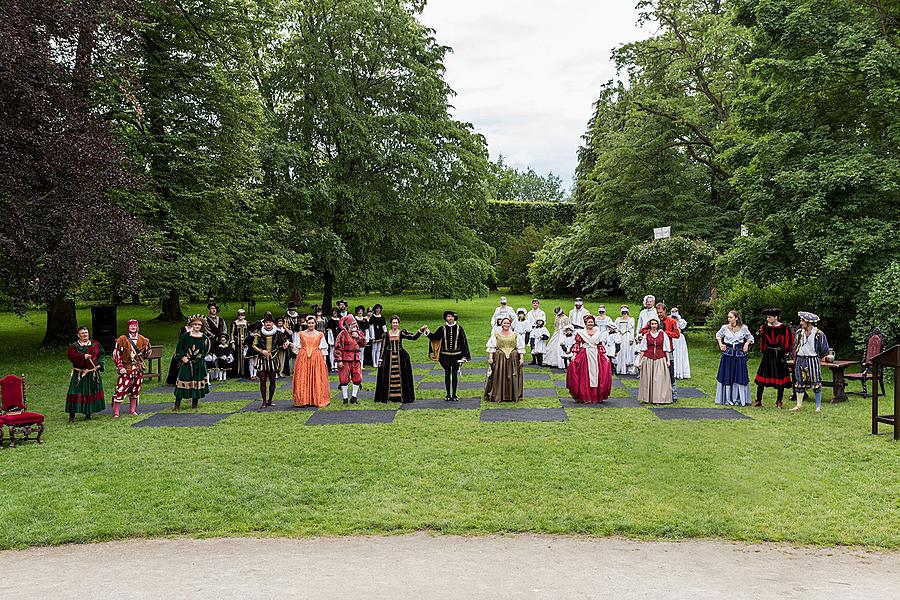 Fest der fünfblättrigen Rose ®, Český Krumlov, Sonntag 19. 6. 2016