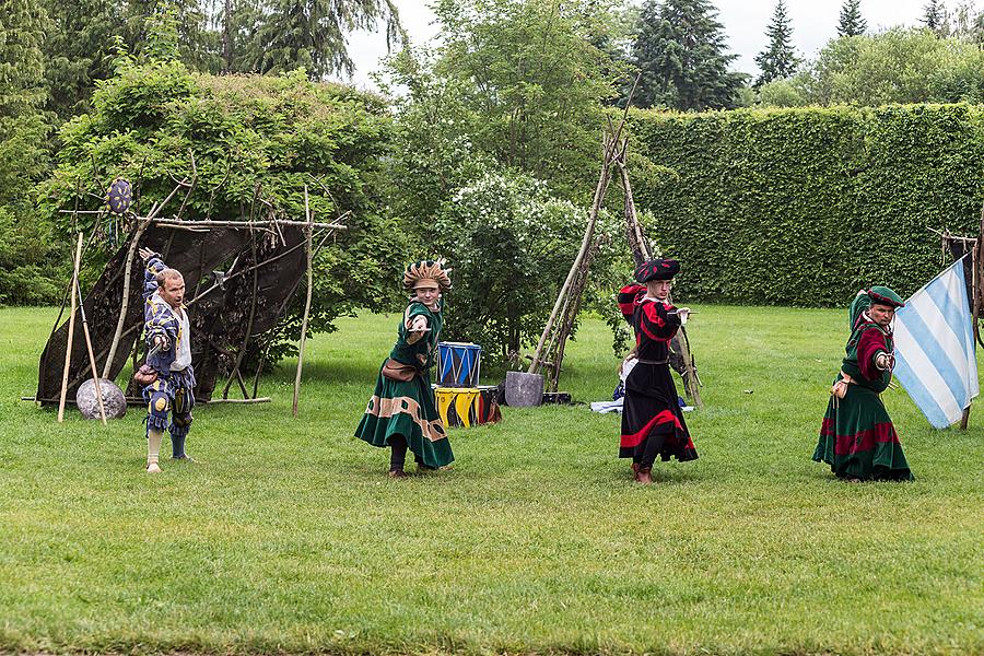 Fest der fünfblättrigen Rose ®, Český Krumlov, Sonntag 19. 6. 2016