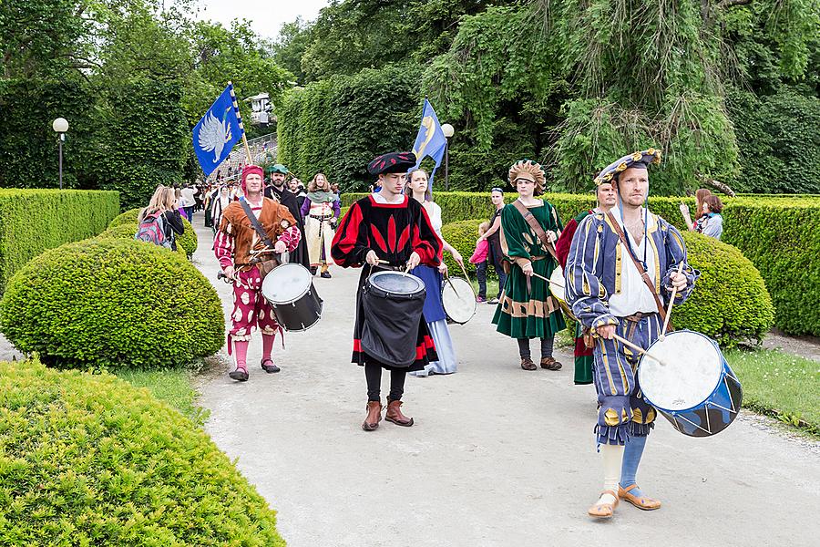 Five-Petalled Rose Celebrations ®, Český Krumlov, Sunday 19th June 2016