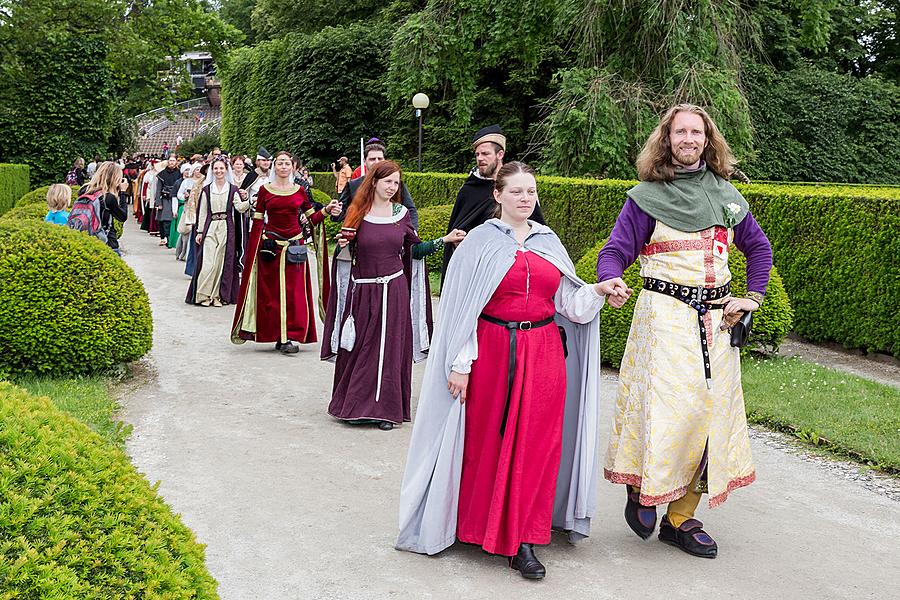 Fest der fünfblättrigen Rose ®, Český Krumlov, Sonntag 19. 6. 2016