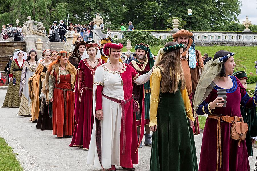 Slavnosti pětilisté růže ®, Český Krumlov, neděle 19. 6. 2016