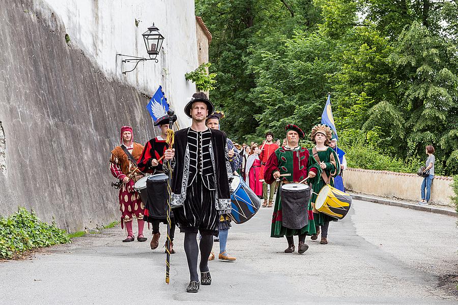 Fest der fünfblättrigen Rose ®, Český Krumlov, Sonntag 19. 6. 2016