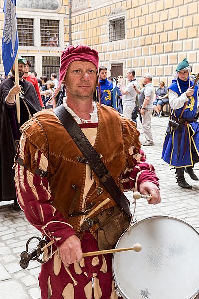 Fest der fünfblättrigen Rose ®, Český Krumlov, Sonntag 19. 6. 2016