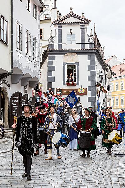 Five-Petalled Rose Celebrations ®, Český Krumlov, Sunday 19th June 2016