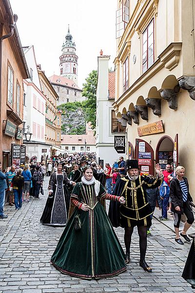 Five-Petalled Rose Celebrations ®, Český Krumlov, Sunday 19th June 2016