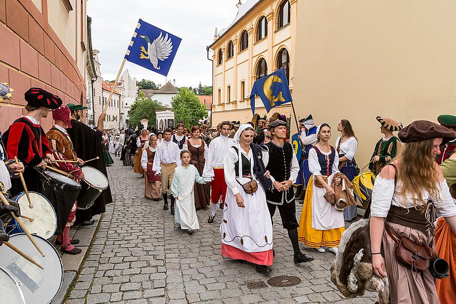 Slavnosti pětilisté růže ®, Český Krumlov, neděle 19. 6. 2016