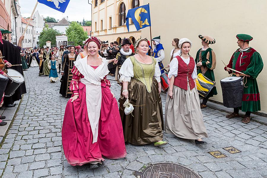 Fest der fünfblättrigen Rose ®, Český Krumlov, Sonntag 19. 6. 2016