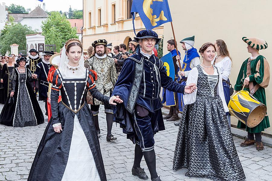 Slavnosti pětilisté růže ®, Český Krumlov, neděle 19. 6. 2016