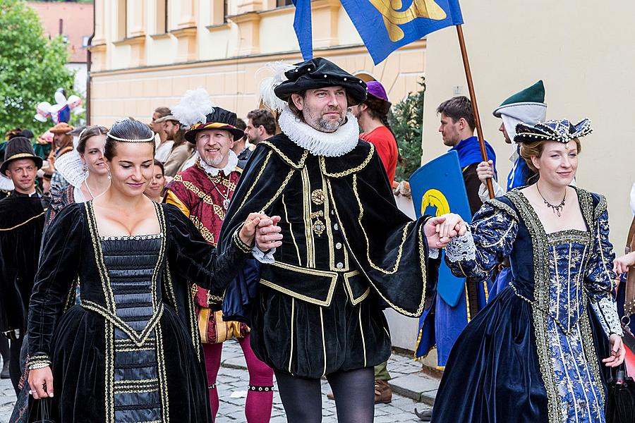 Fest der fünfblättrigen Rose ®, Český Krumlov, Sonntag 19. 6. 2016