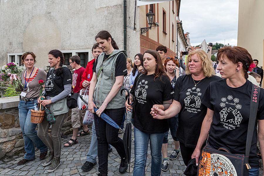 Fest der fünfblättrigen Rose ®, Český Krumlov, Sonntag 19. 6. 2016