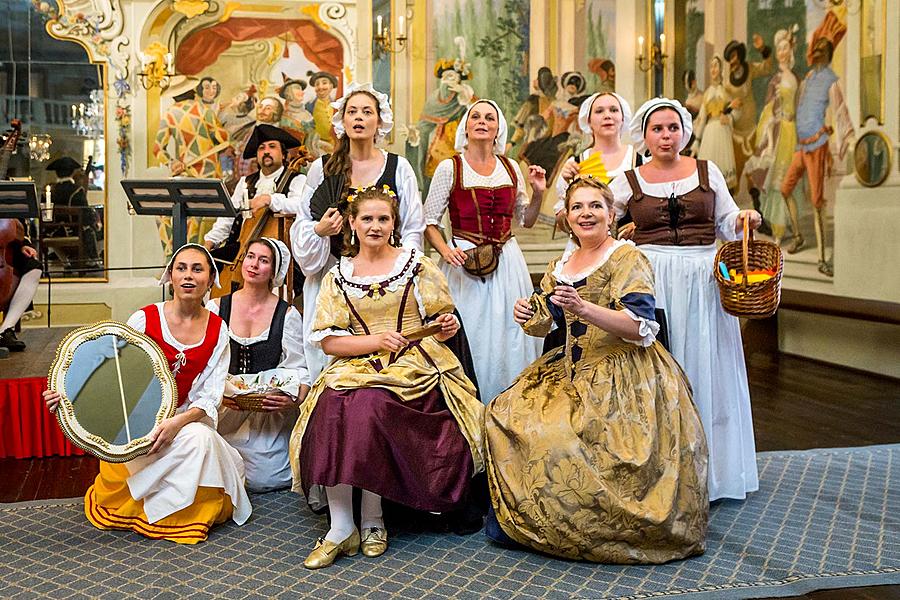 Barocke Nacht auf dem Schloss Český Krumlov ® 24.6. und 25.6.2016, Kammermusikfestival Český Krumlov