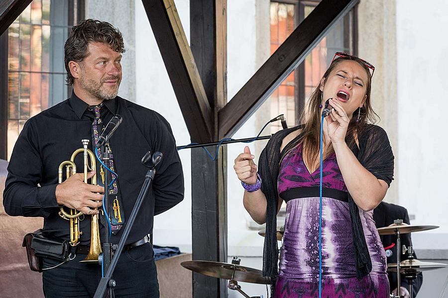 J.J.Jazzmen a Lucie Zemanová, 28.6.2016, Festival komorní hudby Český Krumlov 2016 - 30. ročník