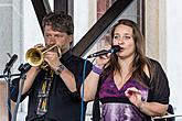 J.J.Jazzmen a Lucie Zemanová, 28.6.2016, Festival komorní hudby Český Krumlov 2016 - 30. ročník, foto: Lubor Mrázek