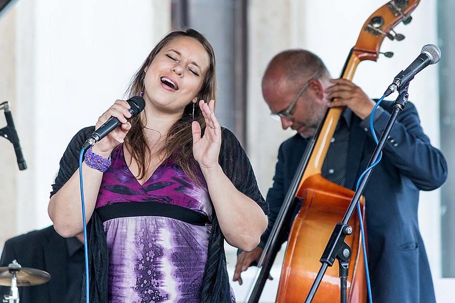 J.J.Jazzmen and Lucie Zemanová, 28.6.2016, Chamber Music Festival Český Krumlov 2016 - 30th Anniversary