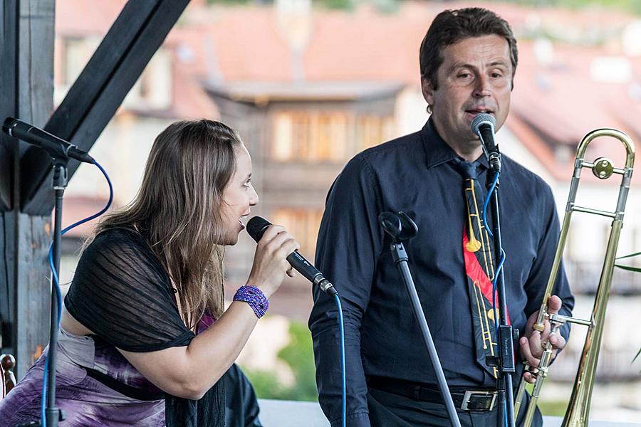 J.J.Jazzmen a Lucie Zemanová, 28.6.2016, Festival komorní hudby Český Krumlov 2016 - 30. ročník