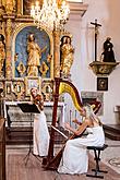 Jitka Hosprová und Kateřina Englichová, 3.7.2016, Kammermusikfestival Český Krumlov 2016 - 30. Jahrgang, Foto: Lubor Mrázek