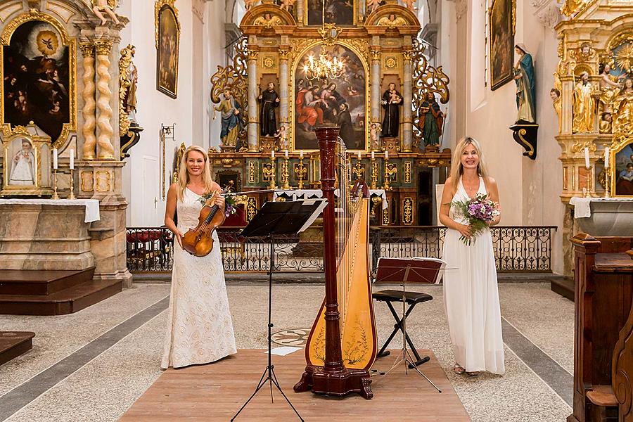 Jitka Hosprová and Kateřina Englichová, 3.7.2016, Chamber Music Festival Český Krumlov 2016 - 30th Anniversary