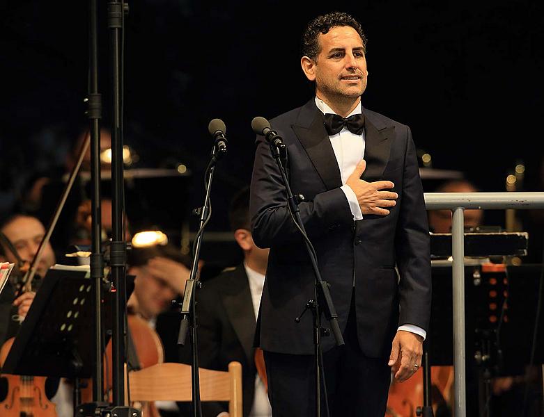 Juan Diego Flórez /tenor/, Prague Radio Symphony Orchestra, Christopher Franklin /conductor/, Internationales Musikfestival Český Krumlov 16.7.2016