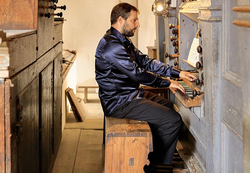 Karel Martínek - organ, Internationales Musikfestival Český Krumlov 24.7.2016