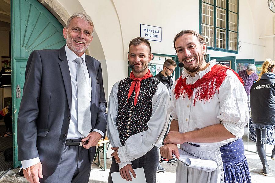 St.-Wenzels-Fest und Internationales Folklorefestival 2016 in Český Krumlov, Samstag 24. September 2016