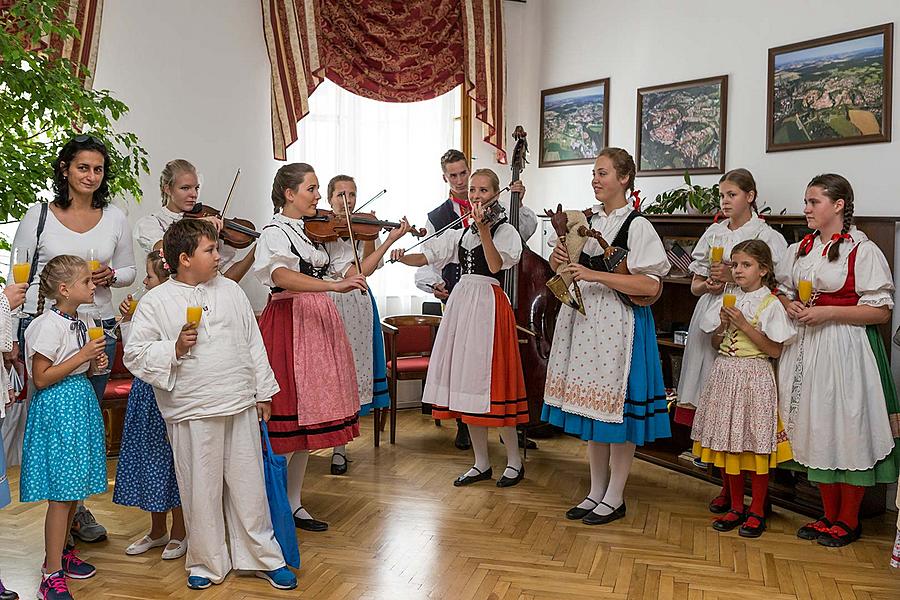 St.-Wenzels-Fest und Internationales Folklorefestival 2016 in Český Krumlov, Samstag 24. September 2016