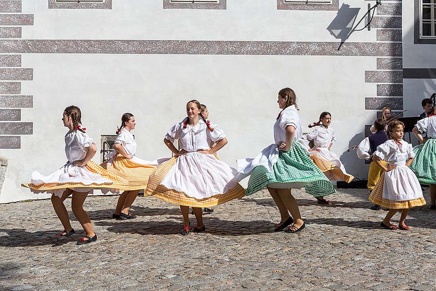 St.-Wenzels-Fest und Internationales Folklorefestival 2016 in Český Krumlov, Samstag 24. September 2016