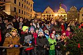 1. adventní neděle - hudebně poetické otevření Adventu spojené s rozsvícením vánočního stromu, Český Krumlov 27.11.2016, foto: Lubor Mrázek