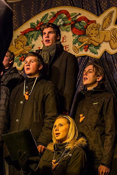 1st Advent Sunday - Music- and Poetry-filled Advent Opening and Lighting of the Christmas Tree, Český Krumlov 27.11.2016