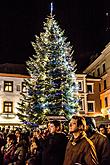 1. adventní neděle - hudebně poetické otevření Adventu spojené s rozsvícením vánočního stromu, Český Krumlov 27.11.2016, foto: Lubor Mrázek