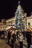 1. Adventssontag - Musikalisch-poetische Eröffnung des Advents Verbunden mit der Beleuchtung des Weihnachtsbaums, Český Krumlov 27.11.2016, Foto: Lubor Mrázek