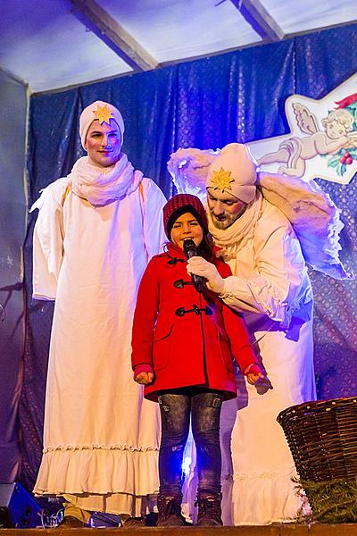 Nikolausbescherung 4.12.2016, Advent und Weihnachten in Český Krumlov