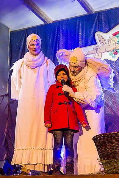 Nikolausbescherung 4.12.2016, Advent und Weihnachten in Český Krumlov