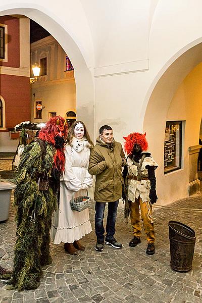 Nikolausbescherung 4.12.2016, Advent und Weihnachten in Český Krumlov