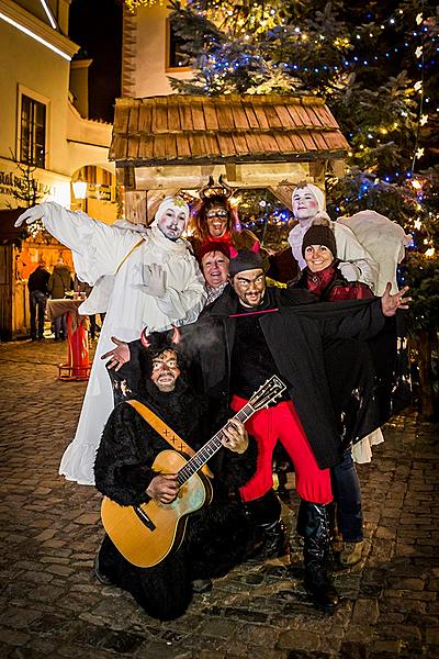 St. Nicholas Present Distribution 4.12.2016, Advent and Christmas in Český Krumlov