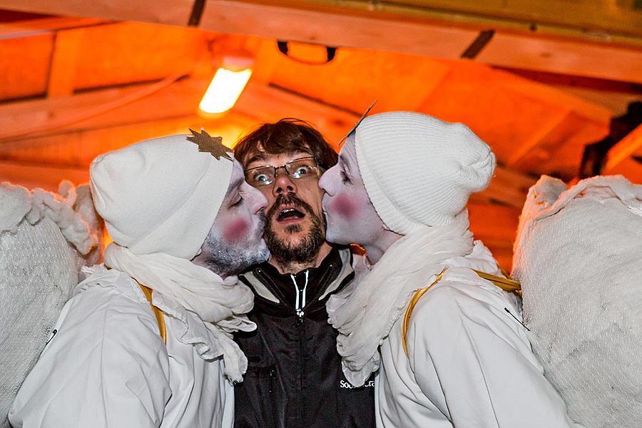 Nikolausbescherung 4.12.2016, Advent und Weihnachten in Český Krumlov