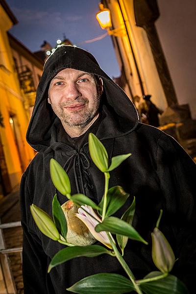 Baby Jesus Postal Office at U Zlatého Anděla and arrival of the White Lady, 10.12.2016